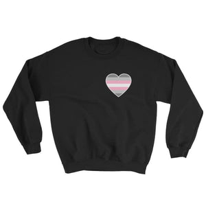 Sweatshirt - Demigirl Heart Black / S