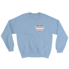 Sweatshirt - Demigirl Heart Light Blue / S