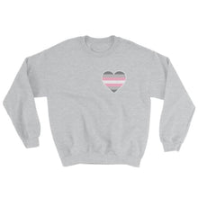 Sweatshirt - Demigirl Heart Sport Grey / S