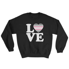 Sweatshirt - Demigirl Love & Heart Black / S