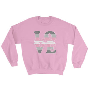Sweatshirt - Demigirl Love Light Pink / S