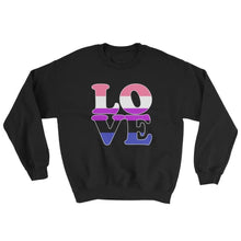 Sweatshirt - Genderfluid Love Black / S
