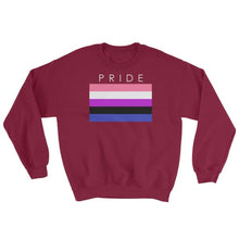 Sweatshirt - Genderfluid Pride Maroon / S