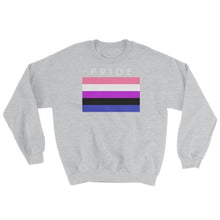 Sweatshirt - Genderfluid Pride Sport Grey / S