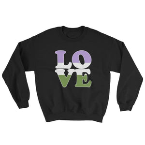 Sweatshirt - Genderqueer Love Black / S