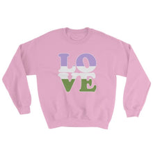 Sweatshirt - Genderqueer Love Light Pink / S