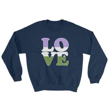 Sweatshirt - Genderqueer Love Navy / S