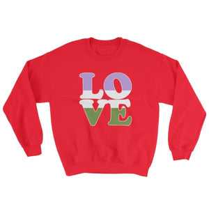 Sweatshirt - Genderqueer Love Red / S