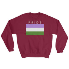 Sweatshirt - Genderqueer Pride Maroon / S