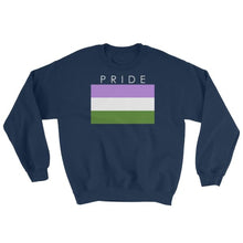 Sweatshirt - Genderqueer Pride Navy / S