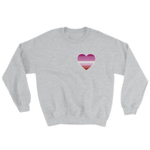 Sweatshirt - Lesbian Heart Sport Grey / S