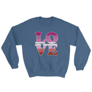 Sweatshirt - Lesbian Love Indigo Blue / S