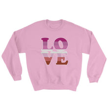Sweatshirt - Lesbian Love Light Pink / S
