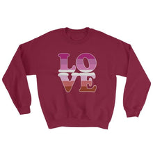Sweatshirt - Lesbian Love Maroon / S