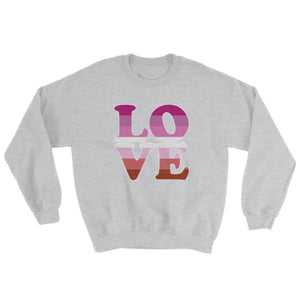 Sweatshirt - Lesbian Love Sport Grey / S
