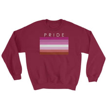 Sweatshirt - Lesbian Pride Maroon / S