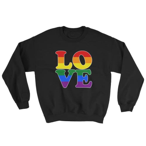 Sweatshirt - Lgbt Love Black / S