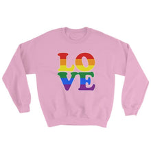 Sweatshirt - Lgbt Love Light Pink / S