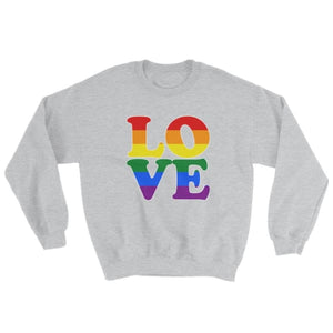 Sweatshirt - Lgbt Love Sport Grey / S
