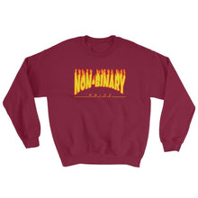 Sweatshirt - Non-Binary Flames Maroon / S