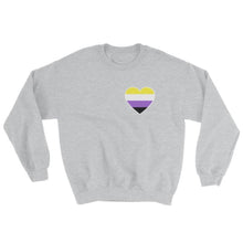 Sweatshirt - Non Binary Heart Sport Grey / S