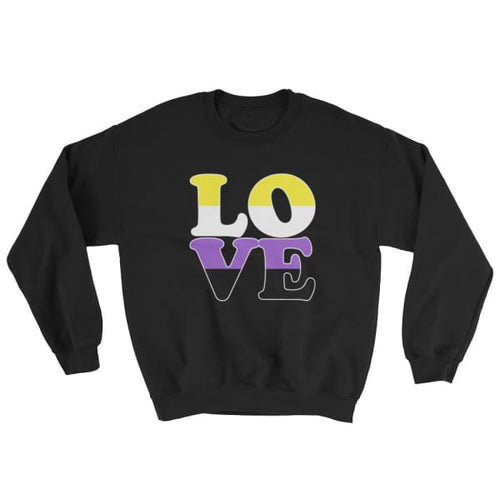 Sweatshirt - Non Binary Love Black / S