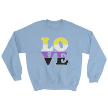 Sweatshirt - Non Binary Love Light Blue / S
