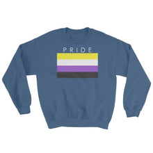 Sweatshirt - Non Binary Pride Indigo Blue / S