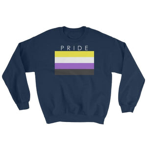 Sweatshirt - Non Binary Pride Navy / S