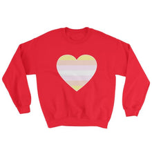 Sweatshirt - Pangender Big Heart Red / S
