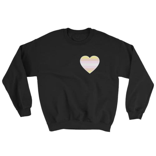 Sweatshirt - Pangender Heart Black / S