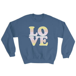 Sweatshirt - Pangender Love Indigo Blue / S