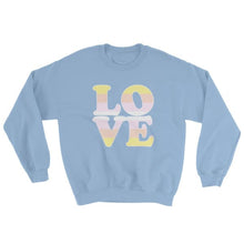 Sweatshirt - Pangender Love Light Blue / S