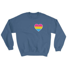 Sweatshirt - Pansexual Heart Indigo Blue / S