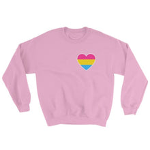 Sweatshirt - Pansexual Heart Light Pink / S