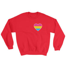 Sweatshirt - Pansexual Heart Red / S