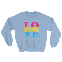 Sweatshirt - Pansexual Love Light Blue / S