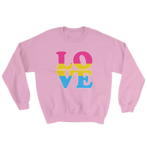 Sweatshirt - Pansexual Love Light Pink / S