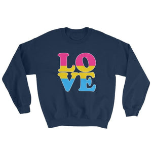 Sweatshirt - Pansexual Love Navy / S
