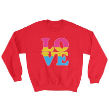 Sweatshirt - Pansexual Love Red / S