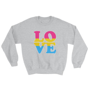 Sweatshirt - Pansexual Love Sport Grey / S