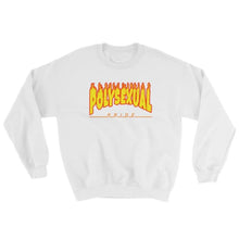 Sweatshirt - Polysexual Flames White / S