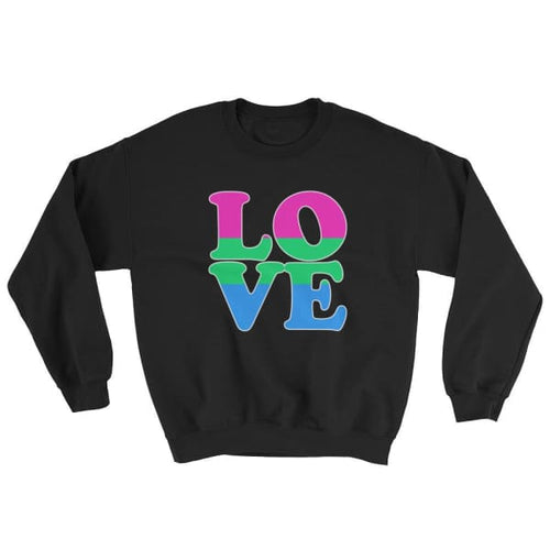 Sweatshirt - Polysexual Love Black / S