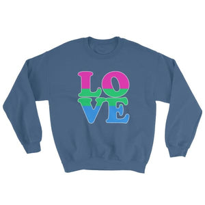 Sweatshirt - Polysexual Love Indigo Blue / S