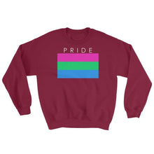 Sweatshirt - Polysexual Pride Maroon / S