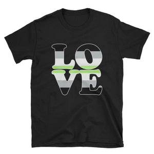 T-Shirt - Agender Love Black / S