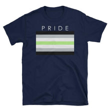 T-Shirt - Agender Pride Navy / S