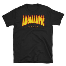 T-Shirt - Aromantic Flames Black / S