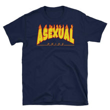 T-Shirt - Asexual Flames Navy / S