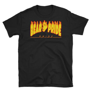 T-Shirt - Bear Pride Flames Black / S